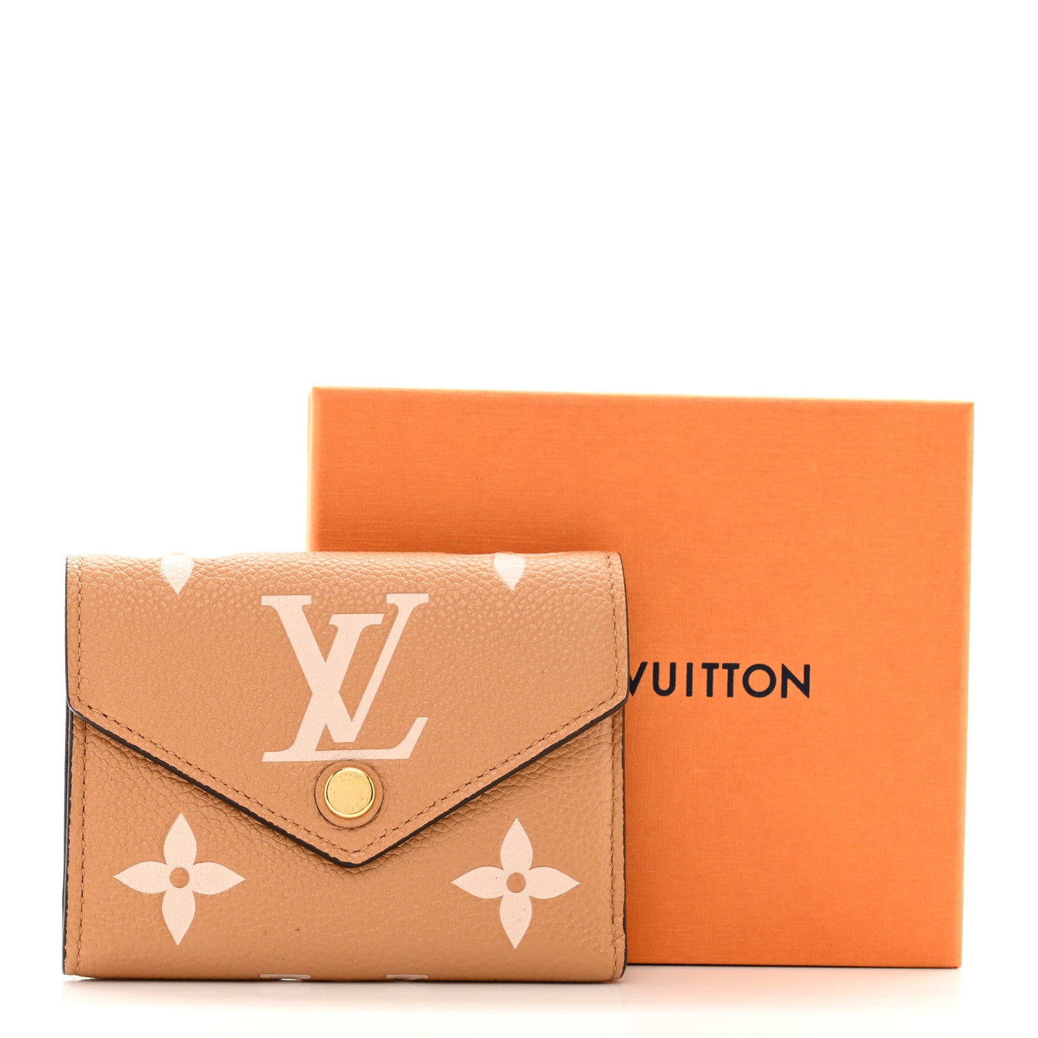 Louis Vuitton Empreinte Monogram Giant Victorine Wallet Arizona Creme 9 of 9