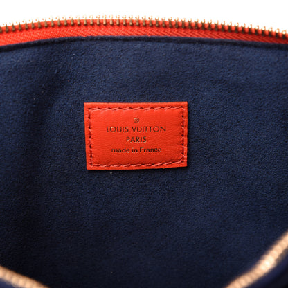 Louis Vuitton Lambskin Embossed Monogram Coussin PM Red 8 of 9