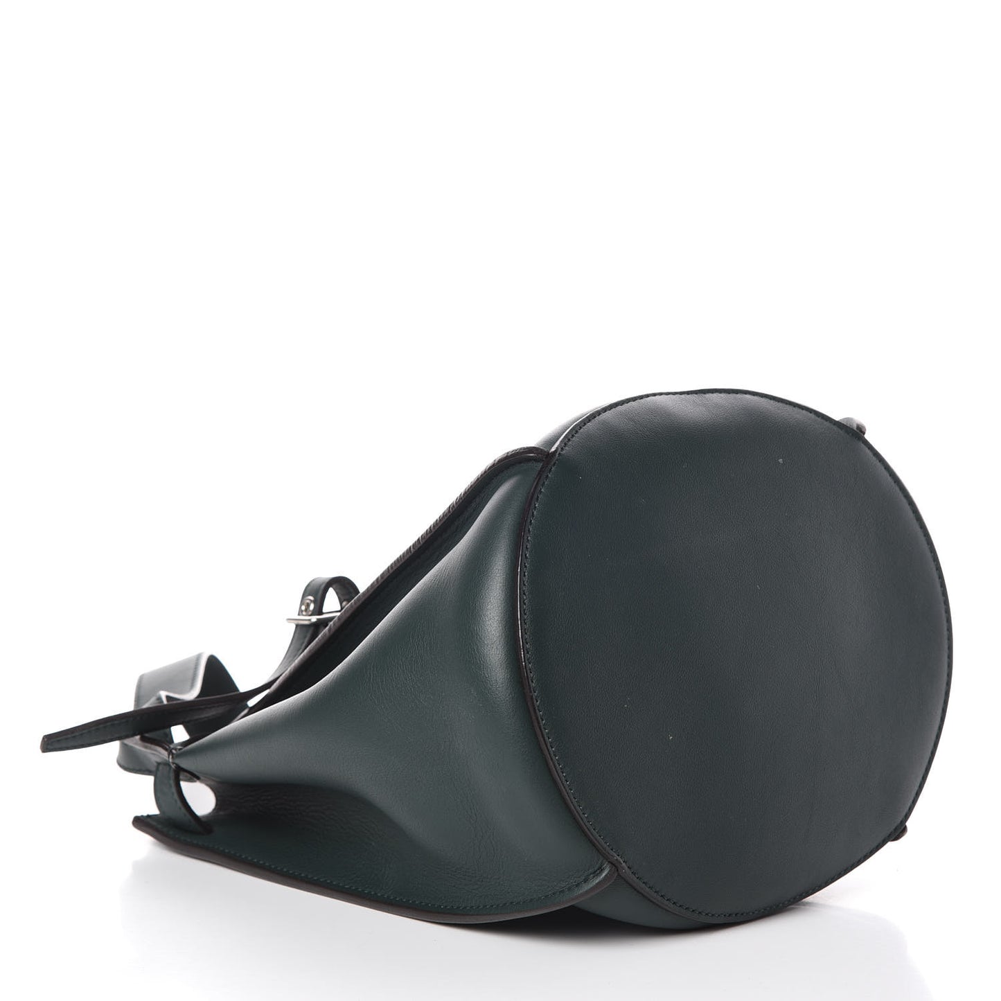 Smooth Calfskin Long Strap Big Bucket Bag Amazone