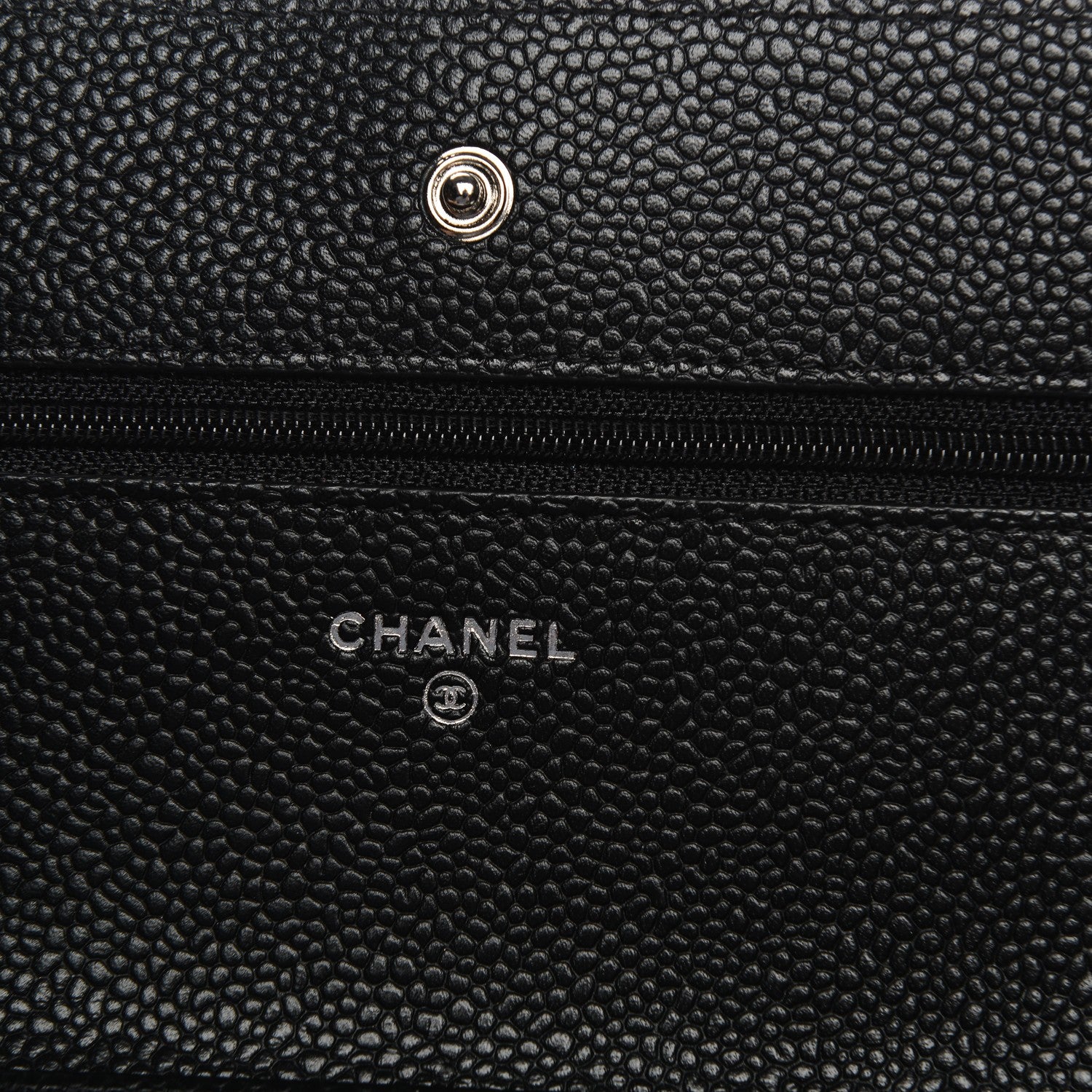 Chanel Caviar Quilted Wallet On Chain WOC Black 6 of 8