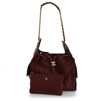 Chanel Caviar Quilted Medium Chanel 25 Handbag Burgundy 3 of 12