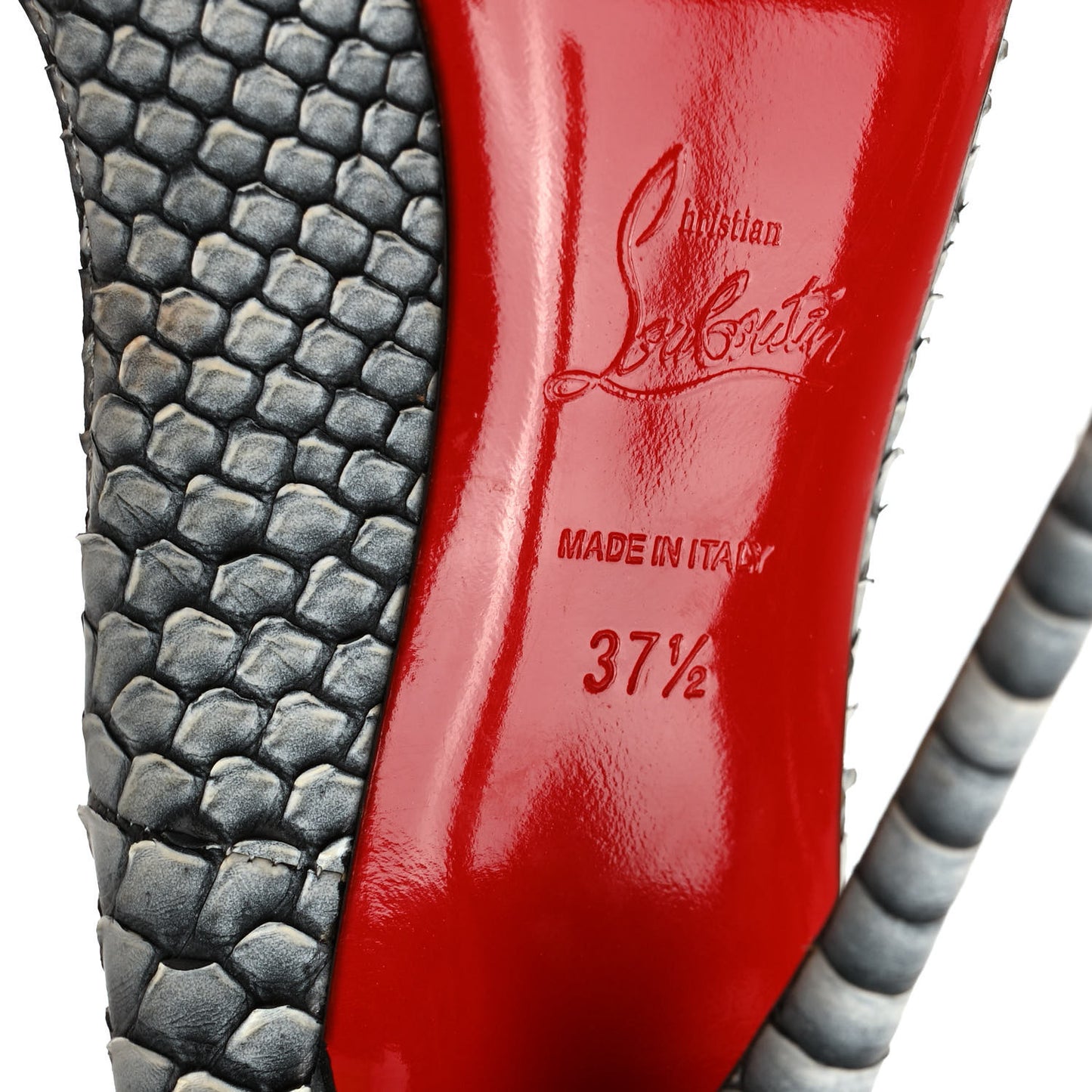 Python Frozen So Kate 120 Pumps 37.5 Black White