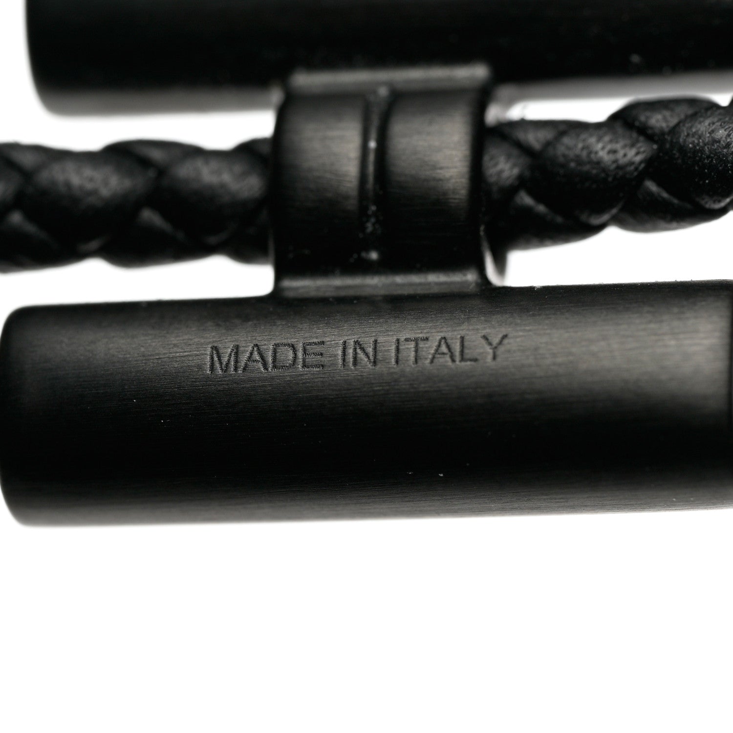 Hermes Swift Double Wrap Cord Tournis Tresse Bracelet T5 Black 4 of 5
