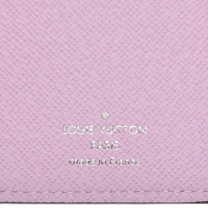 Louis Vuitton Epi Tropical Victorine Wallet Blue Rose 6 of 8