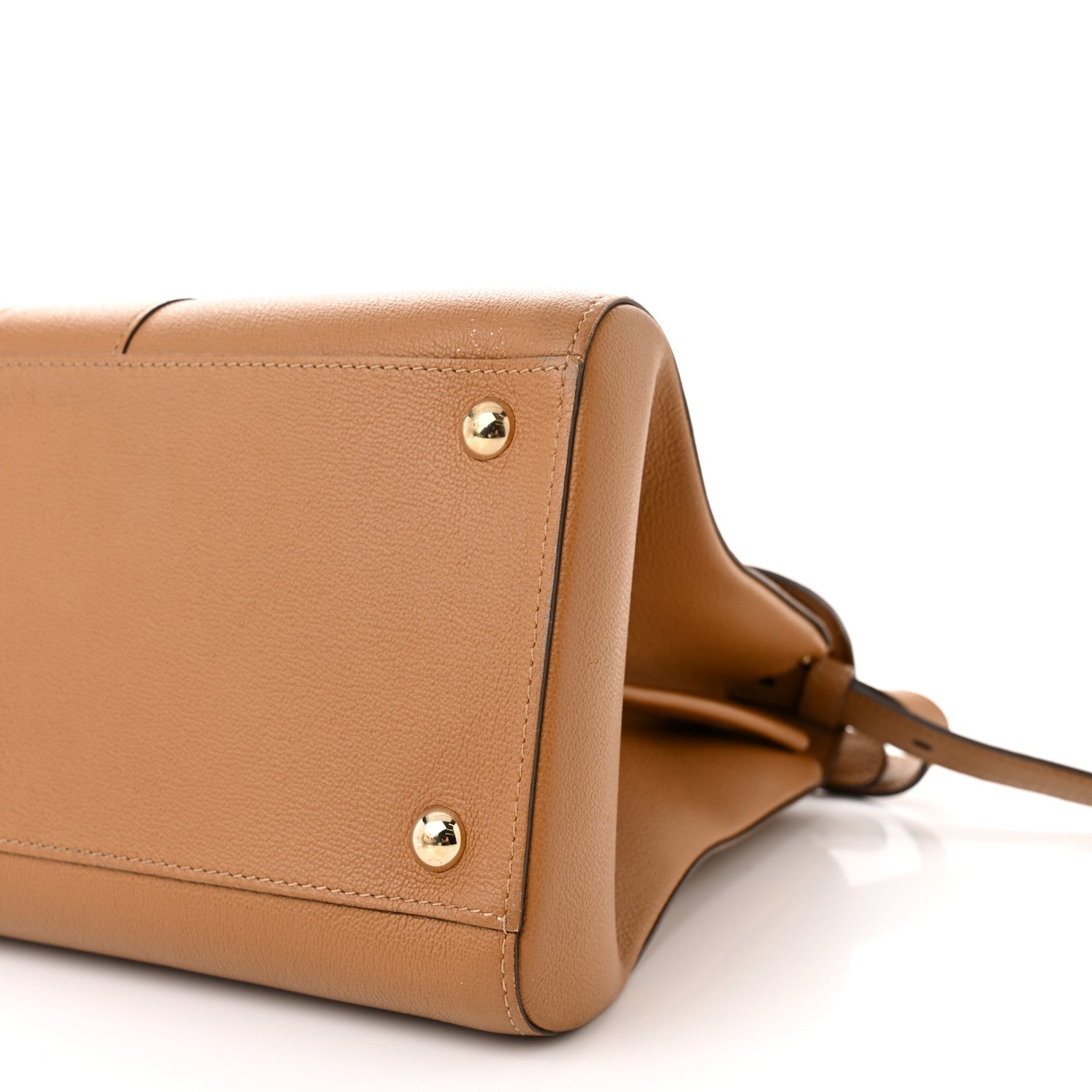 Delvaux Grained Calfskin MM Brillant Satchel Natural 10 of 14