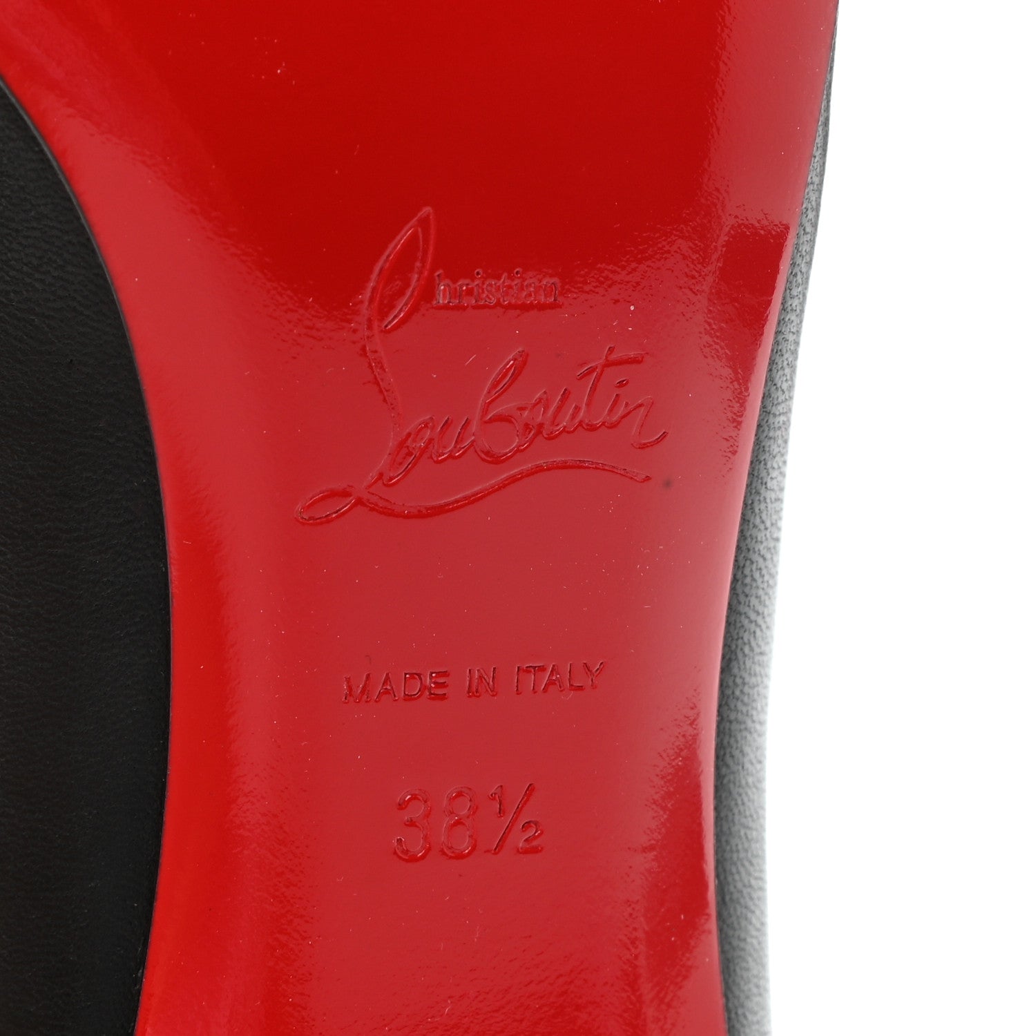 Christian Louboutin Kid Simple 70 Pumps 38.5 Black 6 of 7