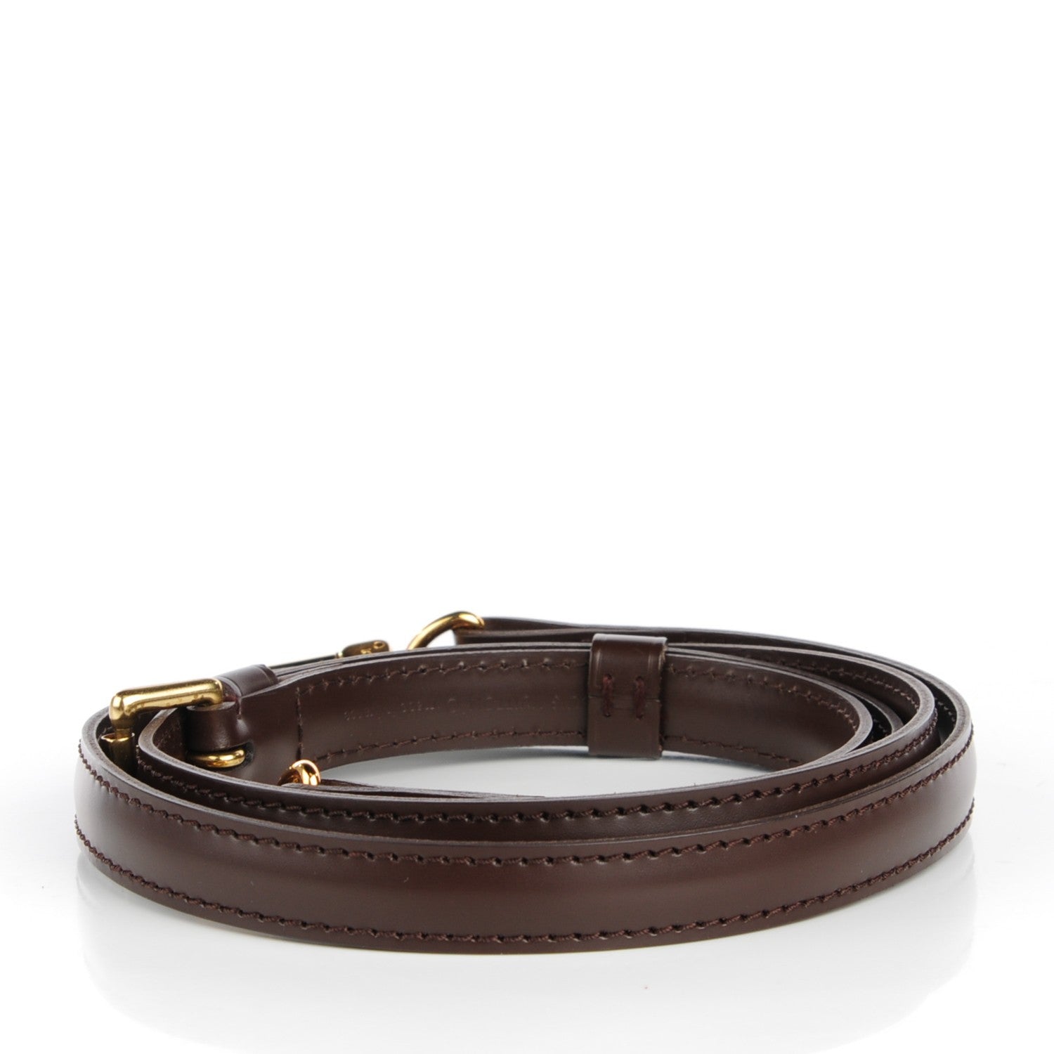 Louis Vuitton Calfskin Adjustable Shoulder Strap Brown 3 of 5
