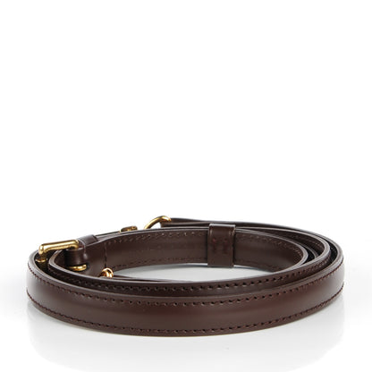 Louis Vuitton Calfskin Adjustable Shoulder Strap Brown 3 of 5