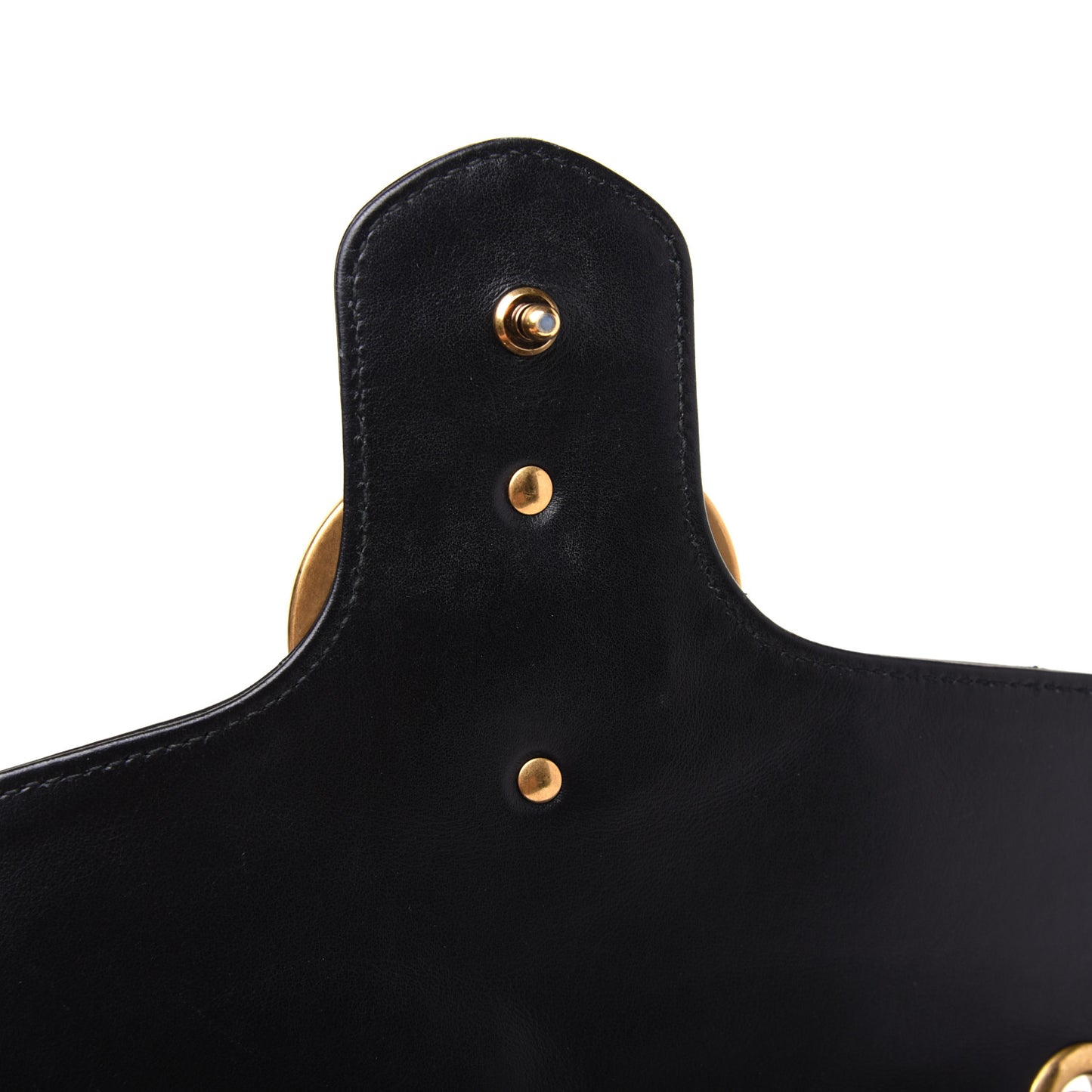 Calfskin Matelasse Medium GG Marmont Shoulder Bag Black