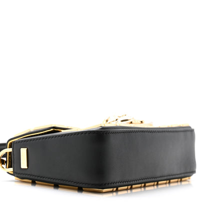 Fendi X VERSACE Calfskin Fendace FF Baguette Black 9 of 11