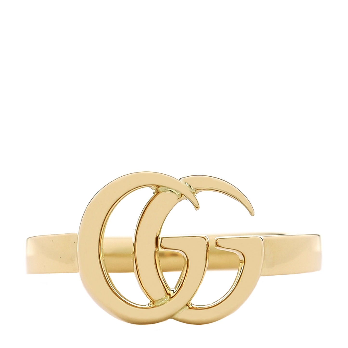 18K Yellow Gold Running GG Ring 51 5.75