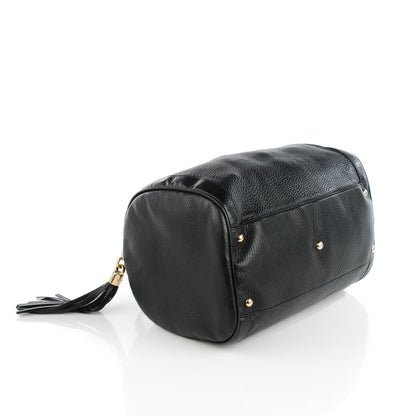 Gucci Pebbled Calfskin Medium Soho Boston Black 4 of 9