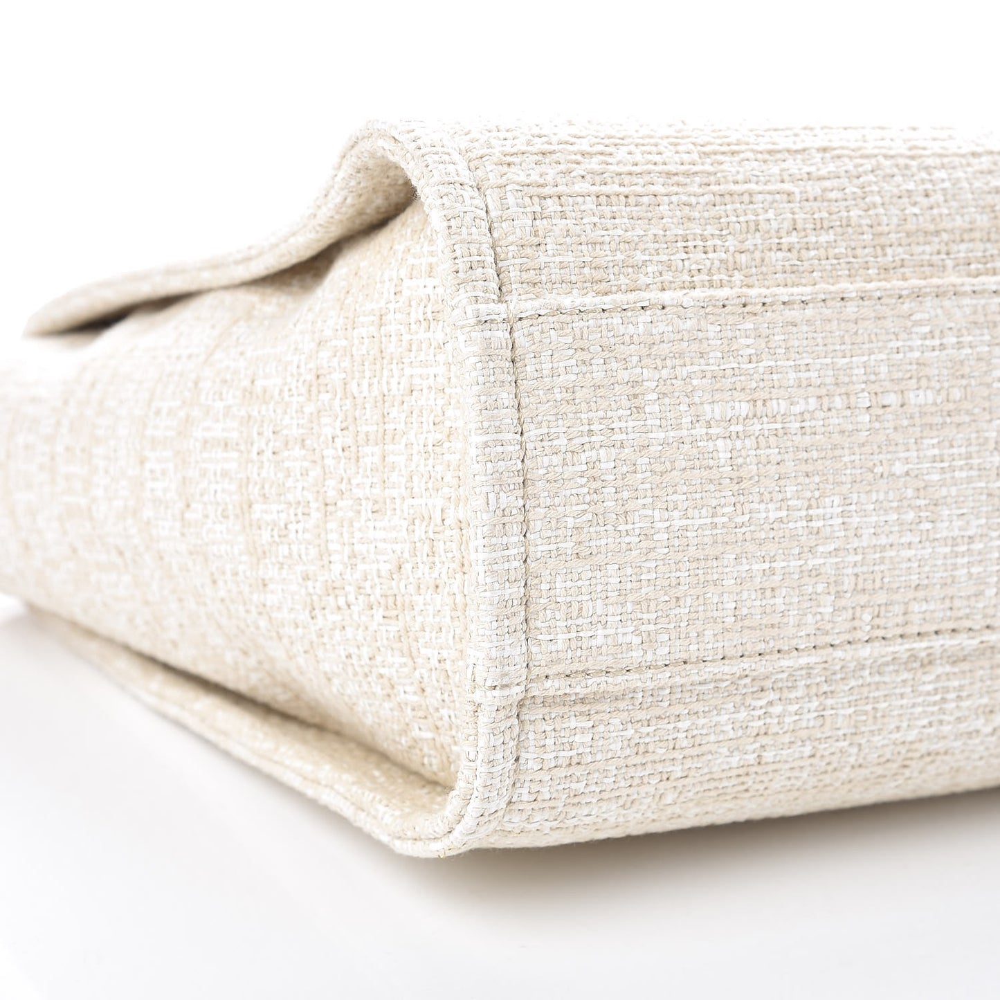 Canvas Small Deauville Tote Light Beige