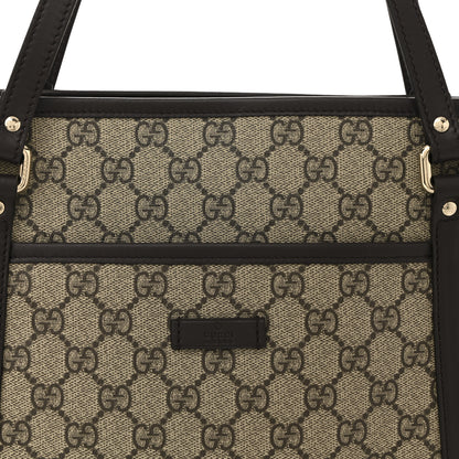 Gucci GG Supreme Monogram Medium Joy Tote Dark Brown 8 of 10