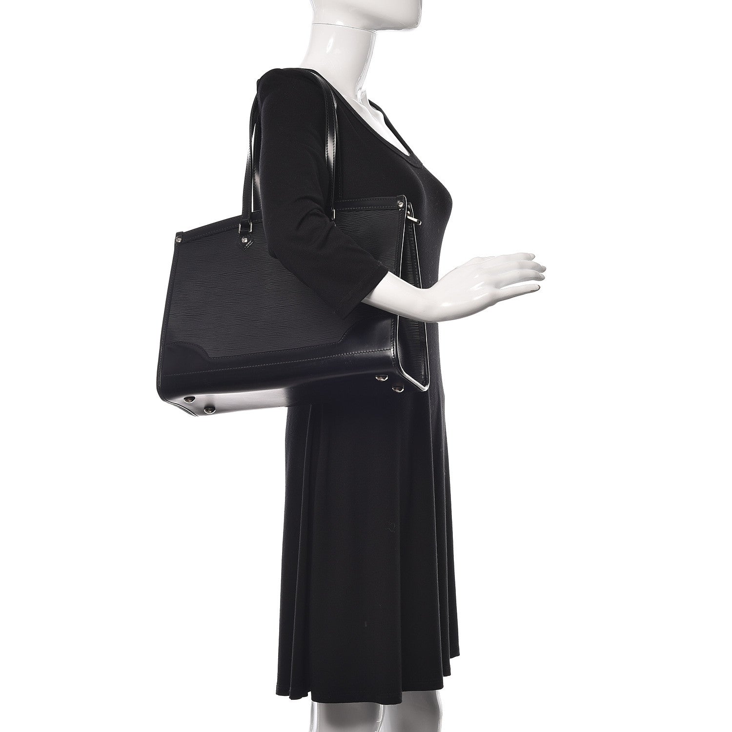 Louis Vuitton Epi Madeleine GM Black 4 of 9