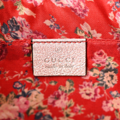 Gucci Laminated Nappa Web Trapuntata Small GG Shoulder Bag Argento 6 of 12