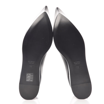 Gucci Nappa Liv Mary Jane Platform Loafers 38 Black 5 of 8