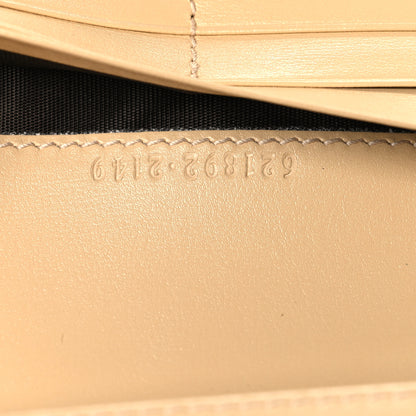 Gucci Boarded Plutone Calfskin Horsebit 1955 Wallet On Chain Bubble Tea 7 of 11
