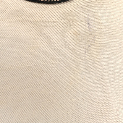 Gucci Calfskin Canvas Tote Black White 11 of 11