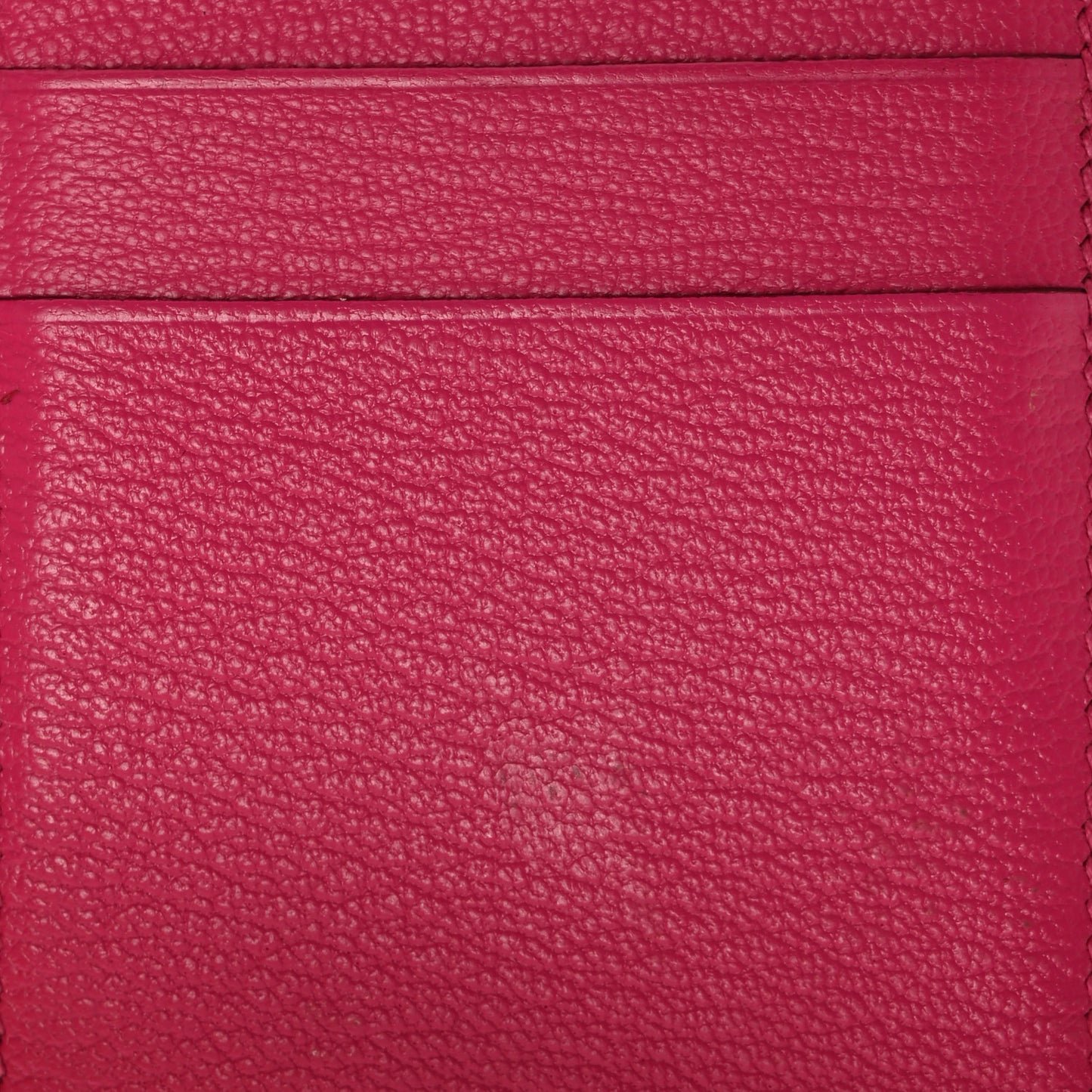 Ostrich Kelly Medium Wallet Rose Tyrien