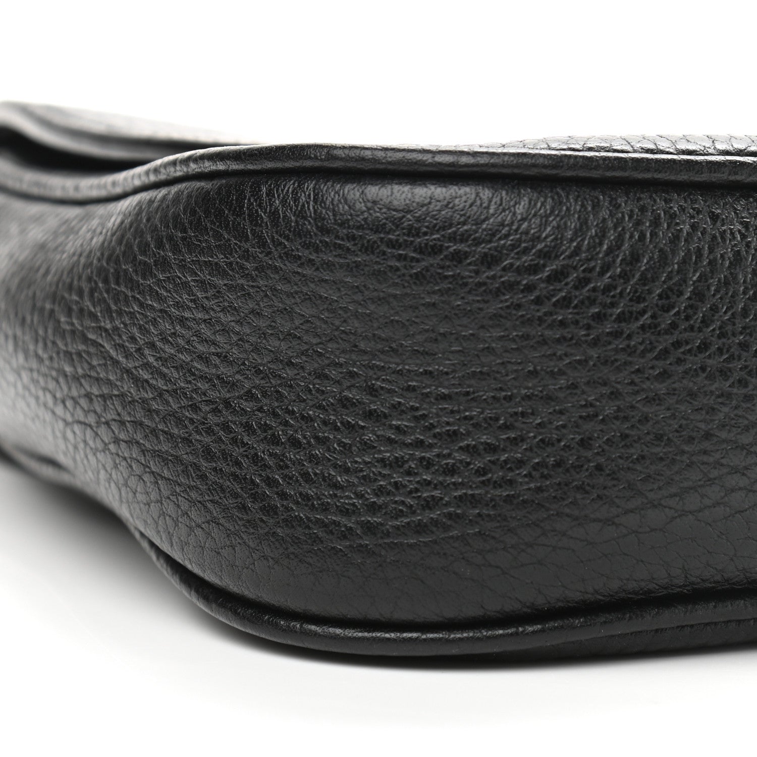Gucci Pebbled Calfskin Medium Soho Flap Crossbody Black 9 of 10