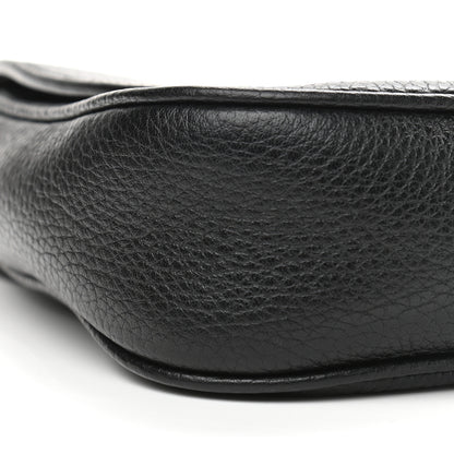 Gucci Pebbled Calfskin Medium Soho Flap Crossbody Black 9 of 10