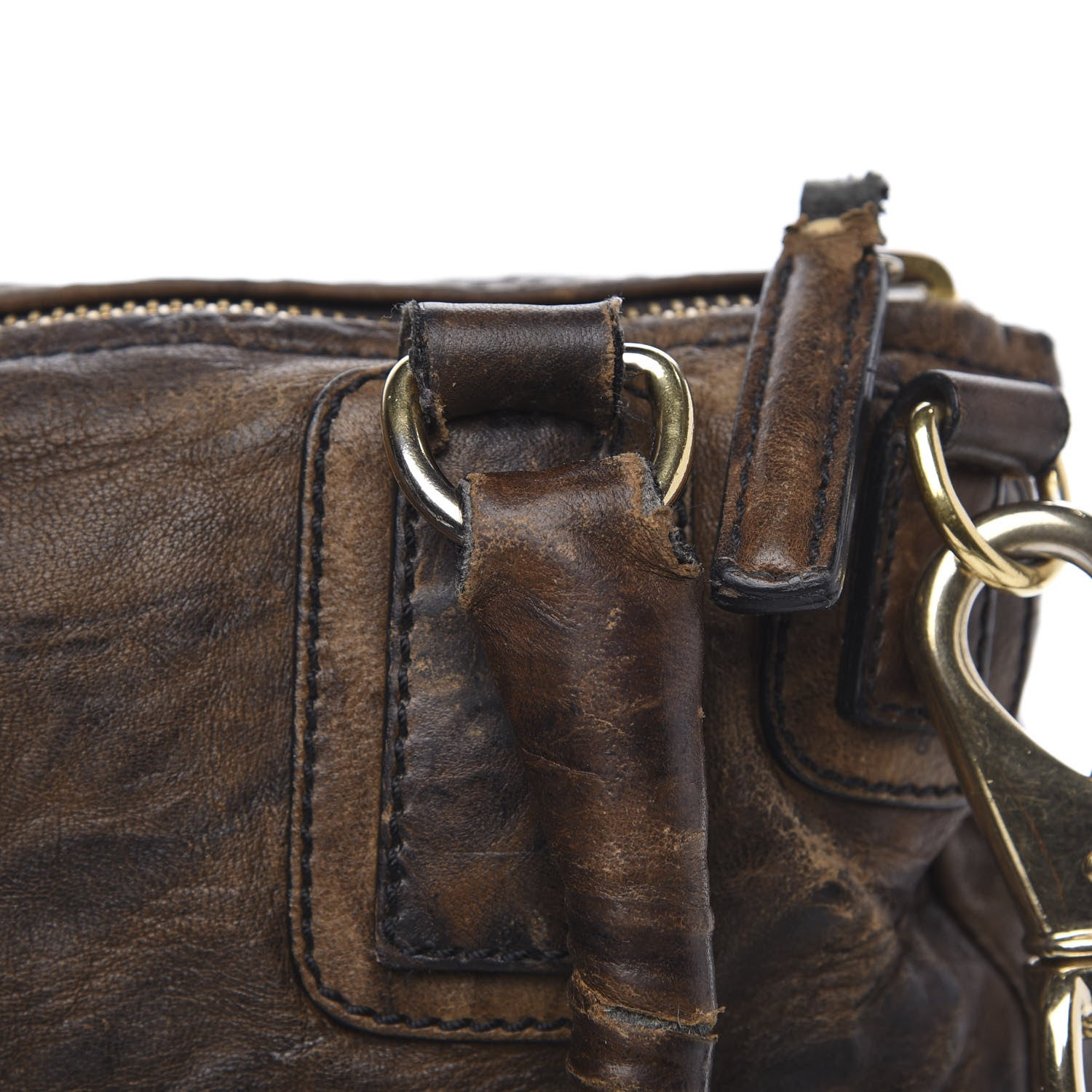 Givenchy Tumbled Sheepskin Medium Pandora Charcoal 14 of 16