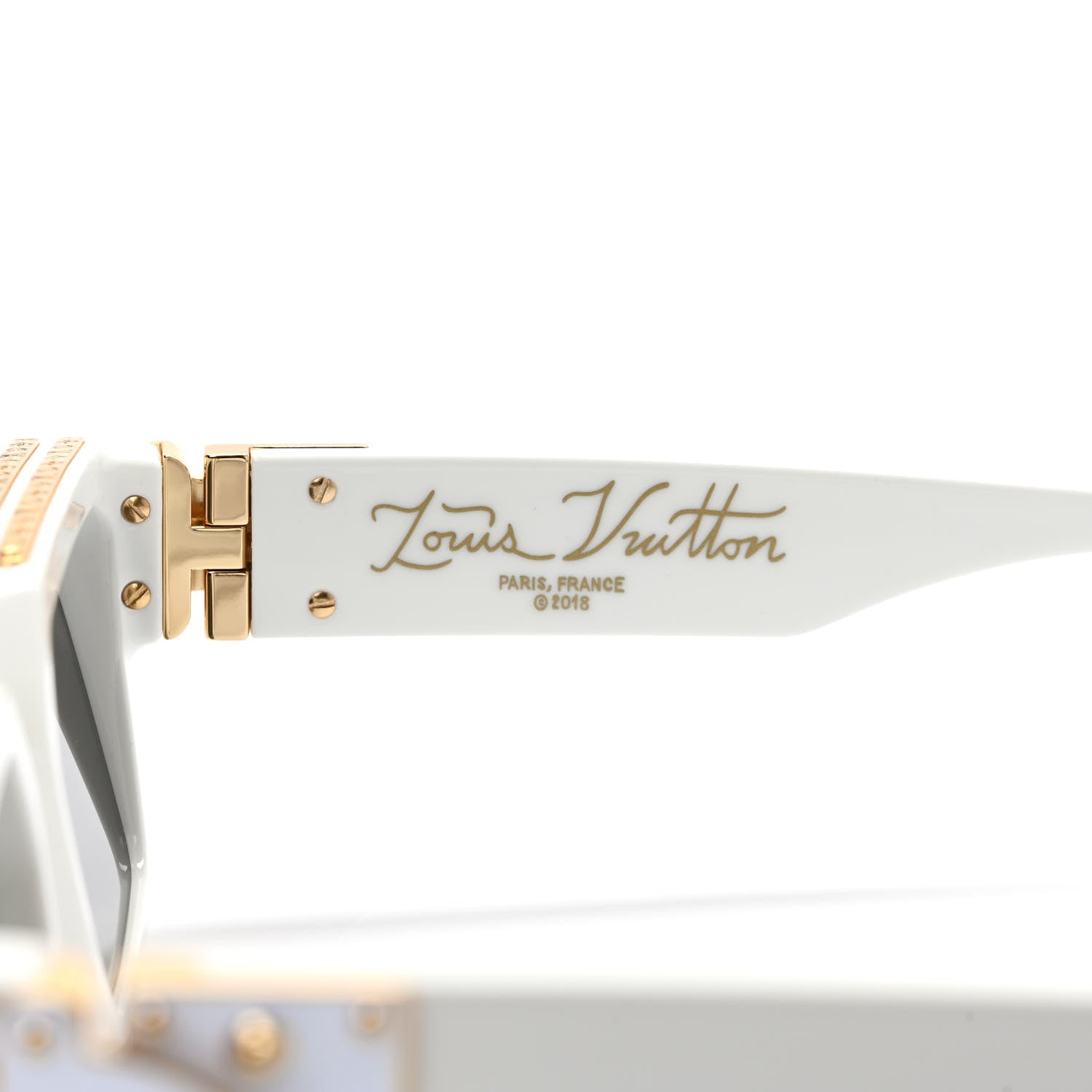 Louis Vuitton Acetate 1.1 Millionaires Z1166W Sunglasses White 6 of 8