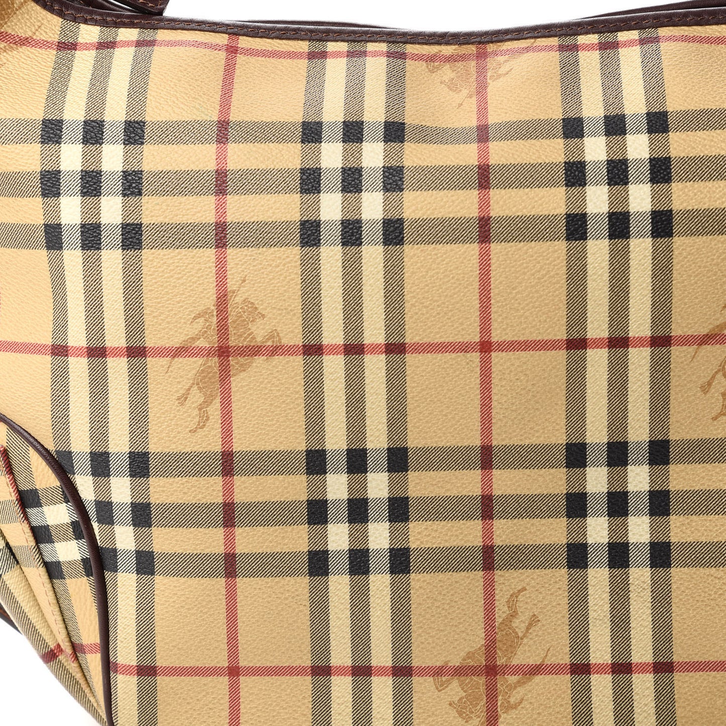 Haymarket Check Hobo Chocolate