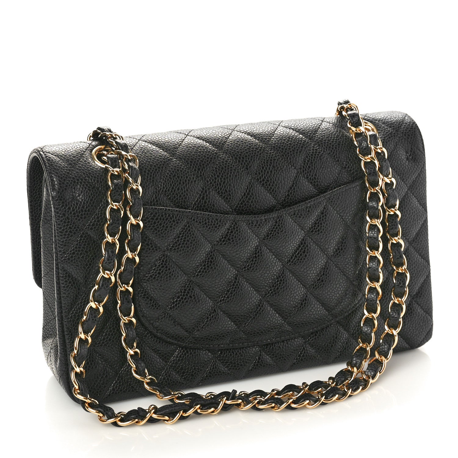 Chanel Caviar Quilted Medium Double Flap Black 3 of 10