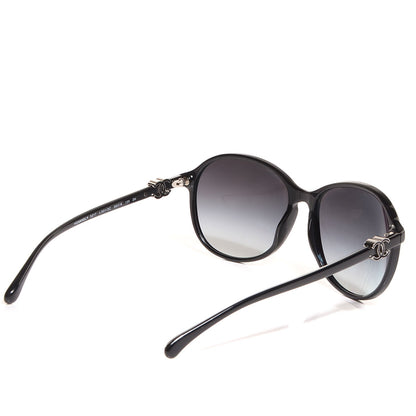 Chanel CC Sunglasses 5217 Black 2 of 6