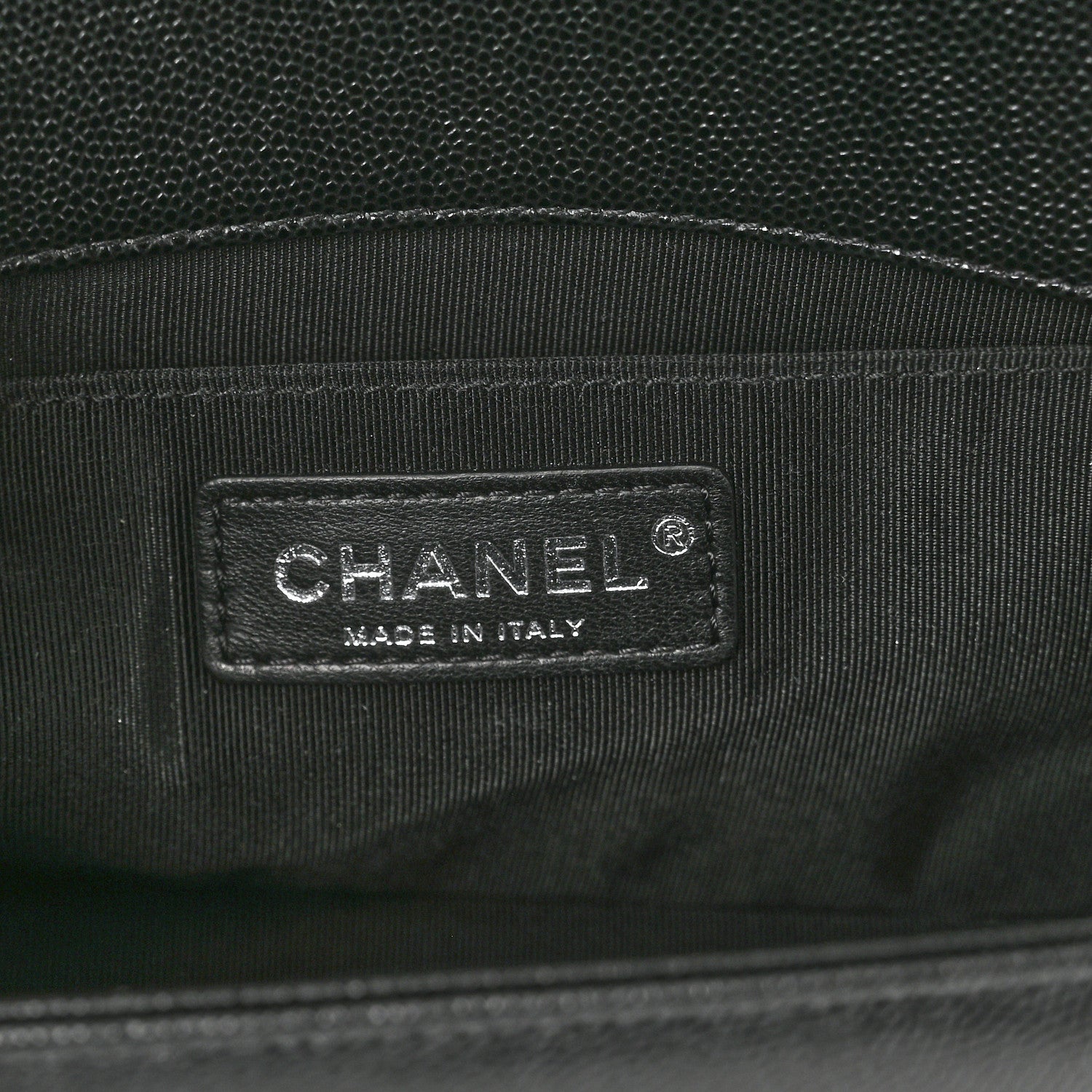 Chanel Caviar Quilted Medium Boy Flap Black 6 of 11