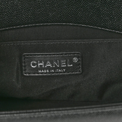 Chanel Caviar Quilted Medium Boy Flap Black 6 of 11