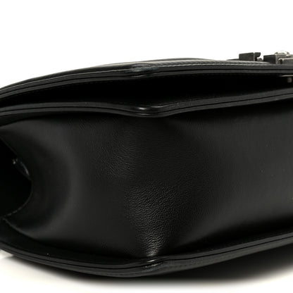 Chanel Calfskin Quilted Medium Boy Flap Black 9 of 10
