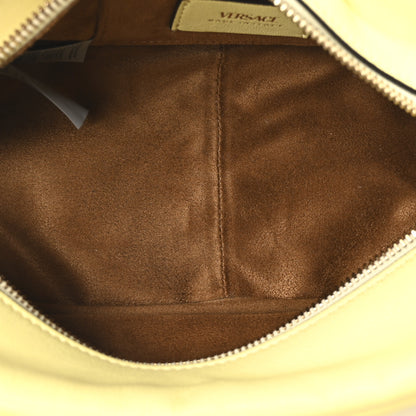 Versace Lambskin Tag Bowling Bag Yellow 6 of 10