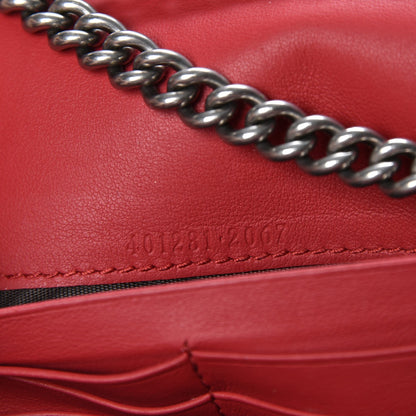 Gucci GG Supreme Monogram Mini Dionysus Chain Wallet Beige Vulcanic Red 7 of 7