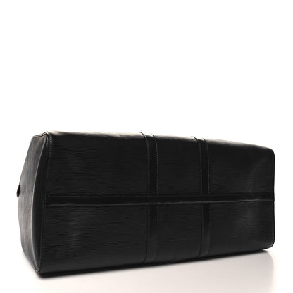 Louis Vuitton Epi Keepall 55 Black 3 of 12