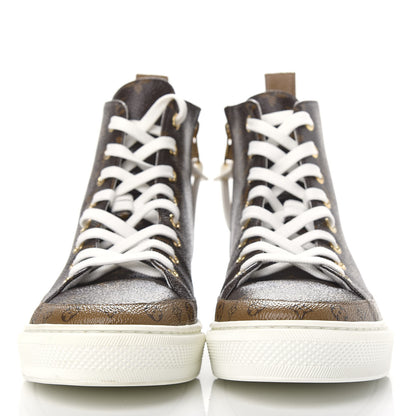 Louis Vuitton Patent Reverse Monogram Stellar Sneaker Boots 37 2 of 10
