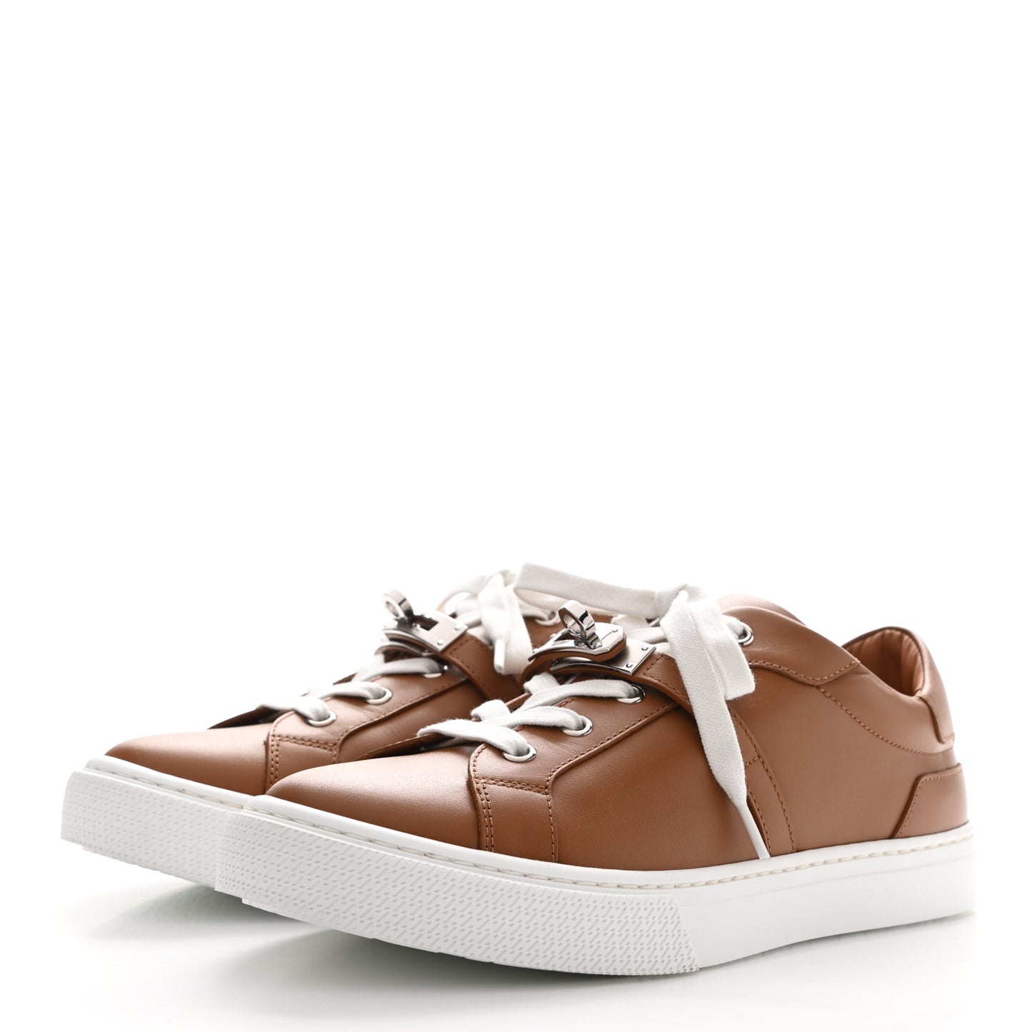 Calfskin Day Sneakers 38 Naturel