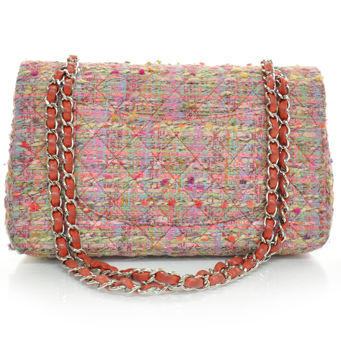 Tweed Medium Double Flap Multicolor