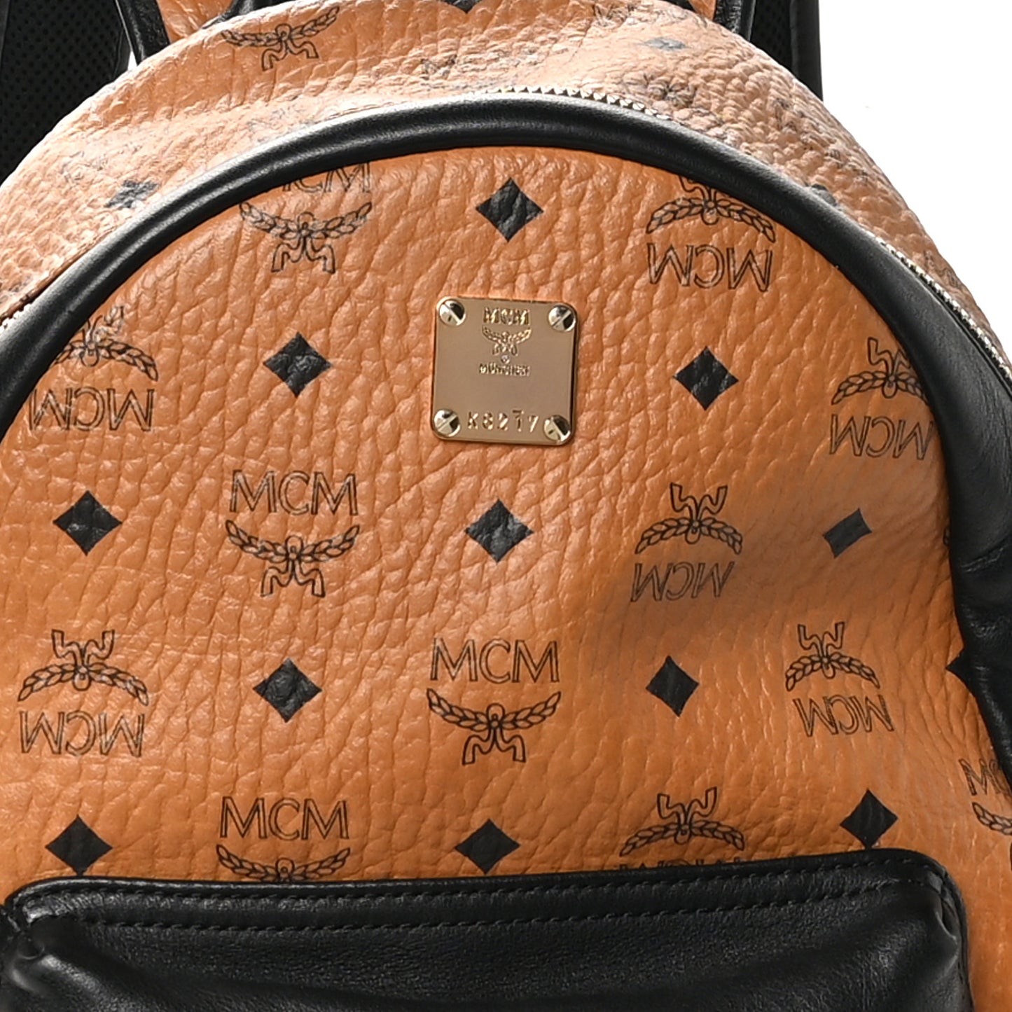 Visetos Small Stark Backpack Cognac Black