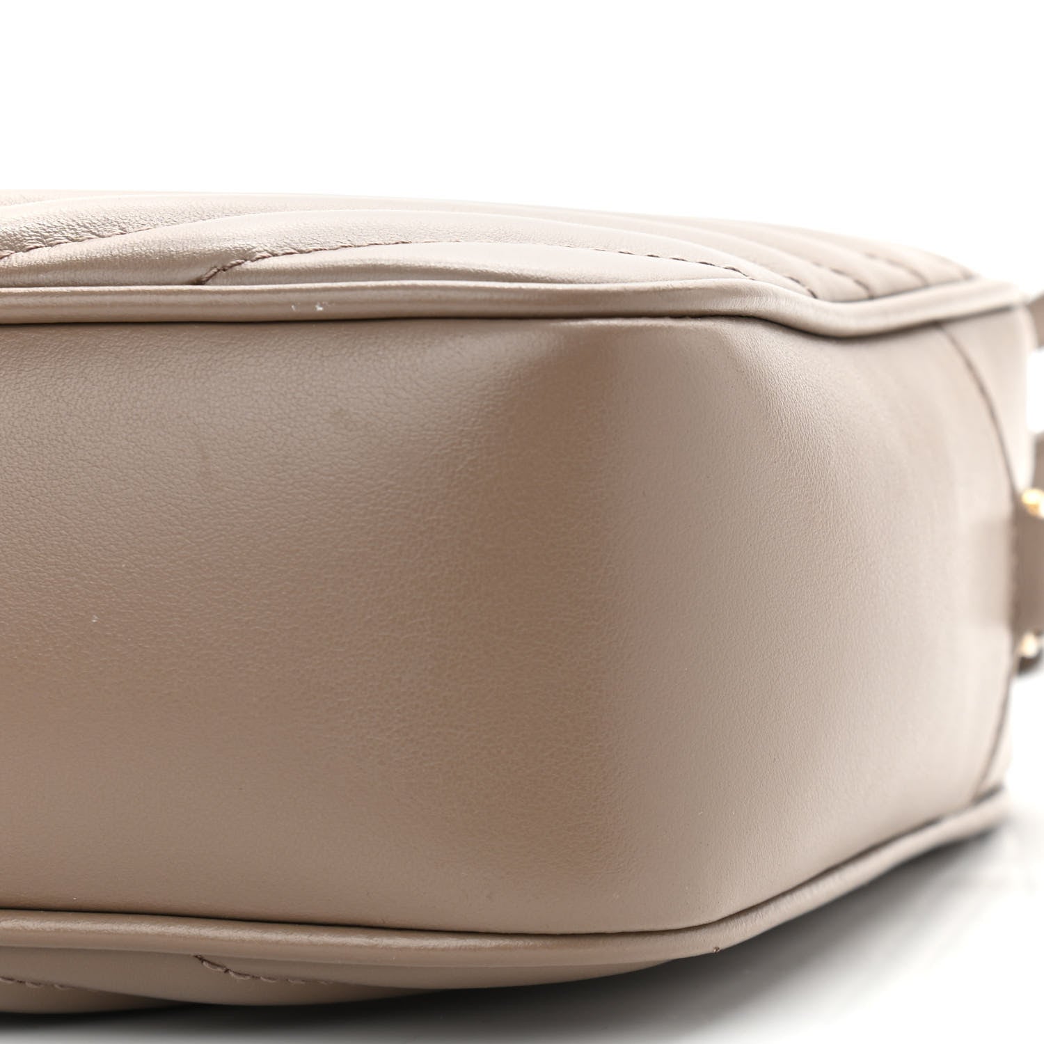 Saint Laurent Calfskin Matelasse Monogram Lou Camera Bag Dark Beige 10 of 13