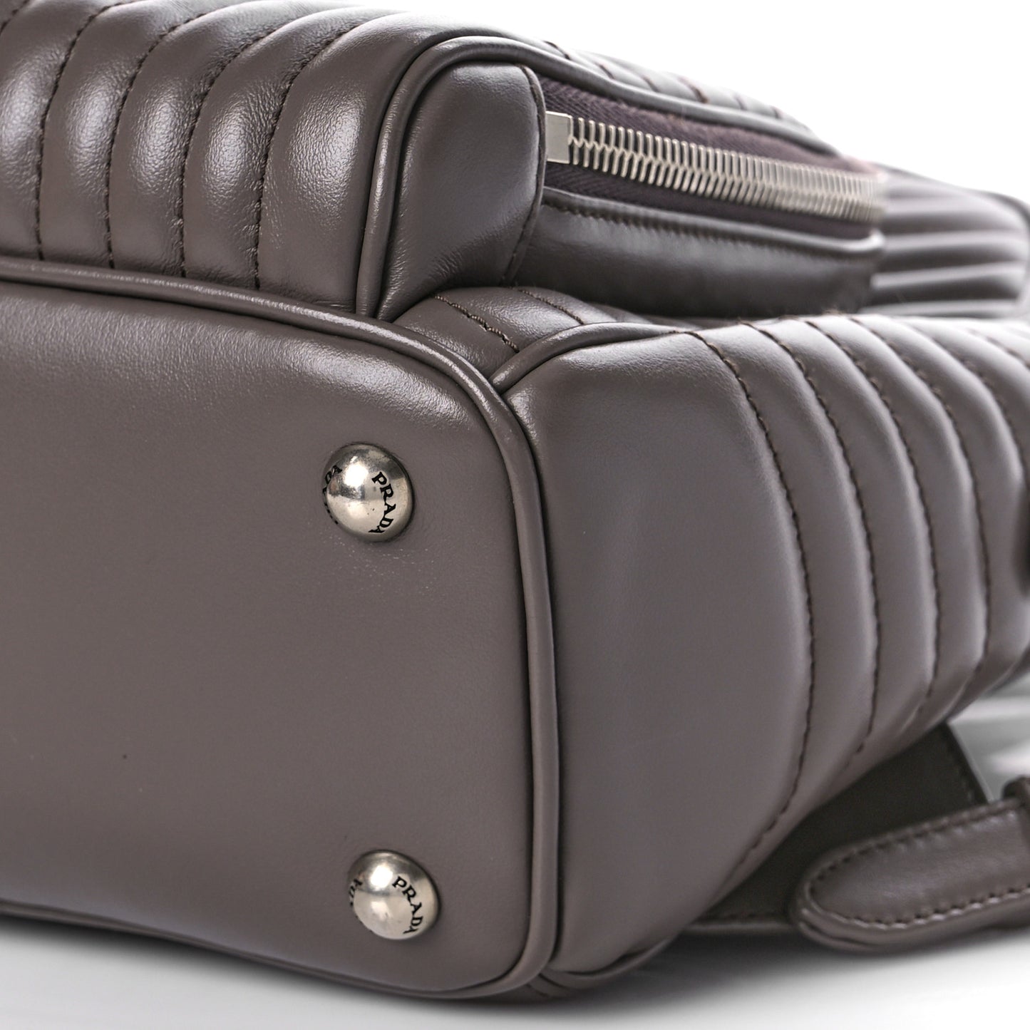 Soft Calfskin Impunture Diagramme Day Backpack Bambu
