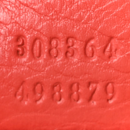 Gucci Pebbled Calfskin Small Soho Disco Bag Tabasco Red 7 of 10
