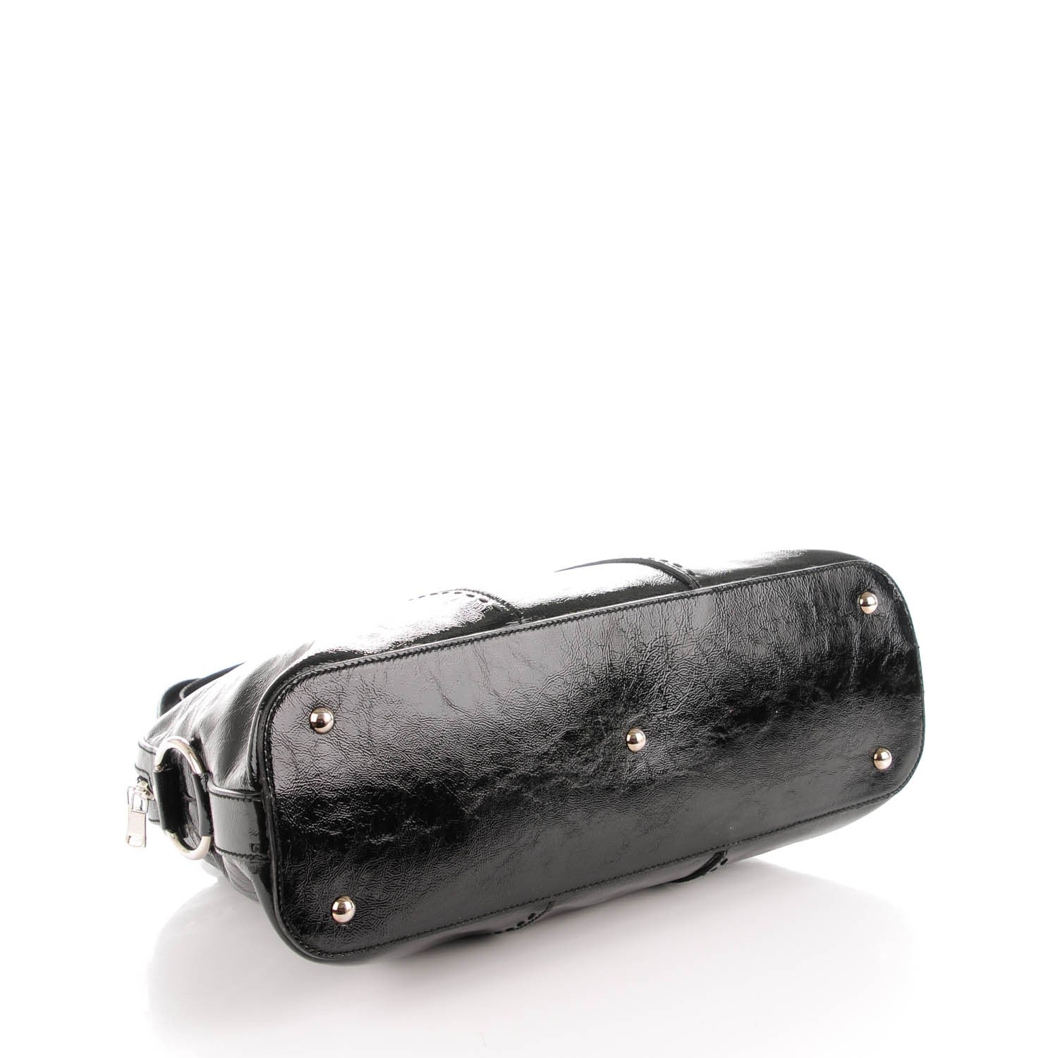 Saint Laurent Patent Calfskin Large Muse Black 4 of 7