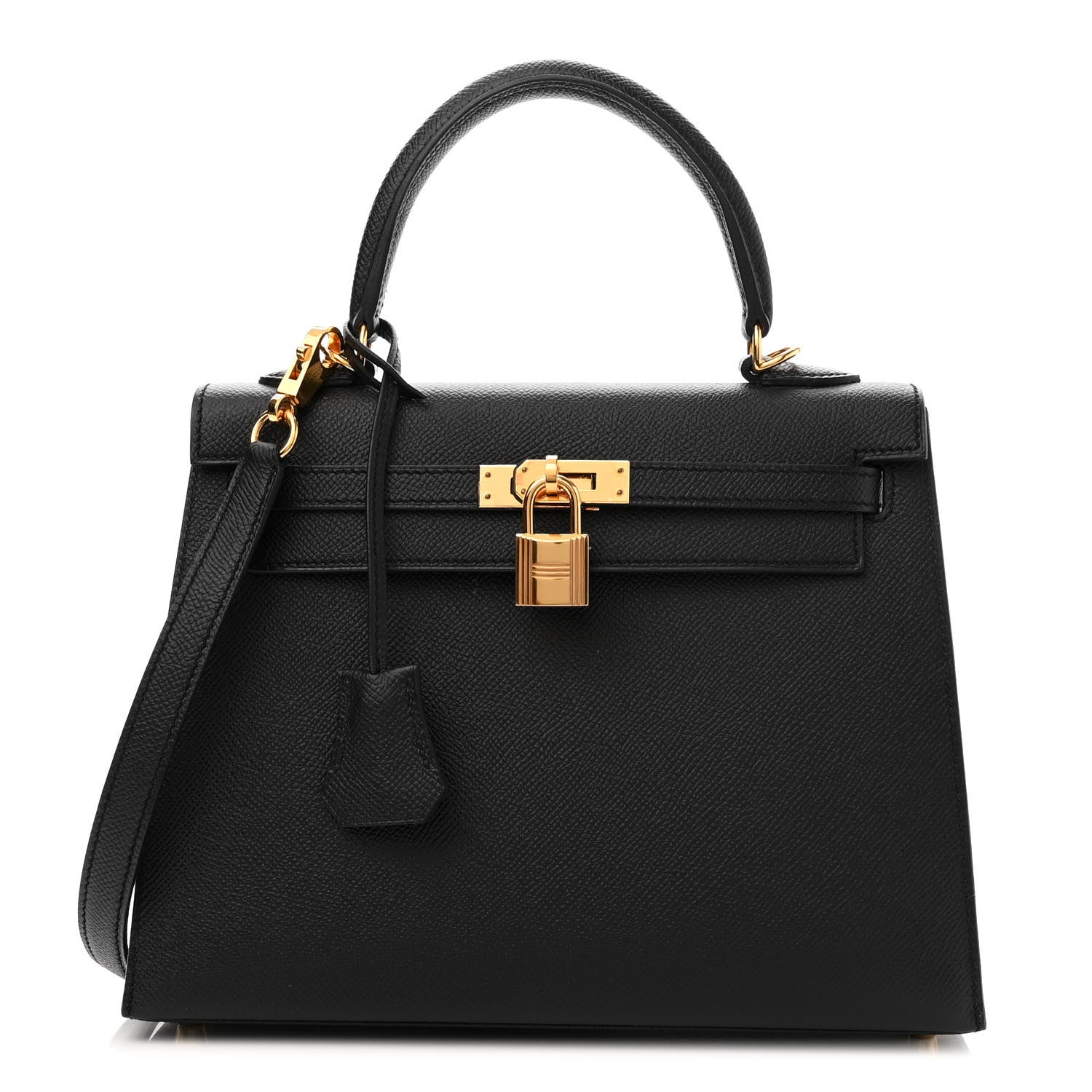 Hermes Epsom Kelly Sellier 25 Black 1 of 13