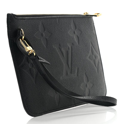 Louis Vuitton Empreinte Monogram Giant Neverfull MM Pochette Black 4 of 7
