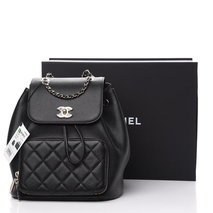 Chanel Caviar Quilted Business Affinity Backpack Black 10 of 10