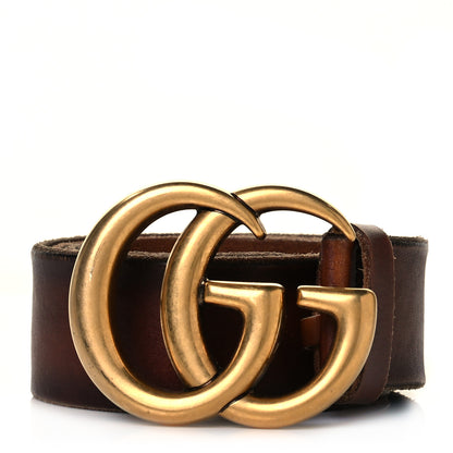 Gucci Faded Calfskin Double G 40mm Belt 90 36 Cuir 1 of 4