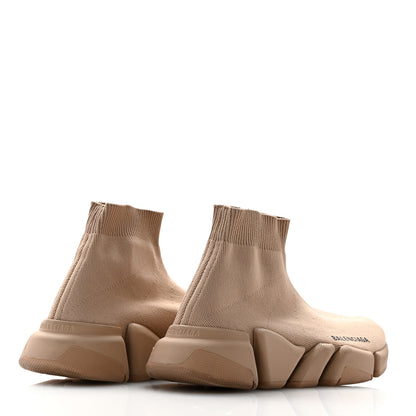 Balenciaga Technical 3D Recycled Knit Womens Speed 2.0 Sneakers 37 Monocolor Beige 5 of 8